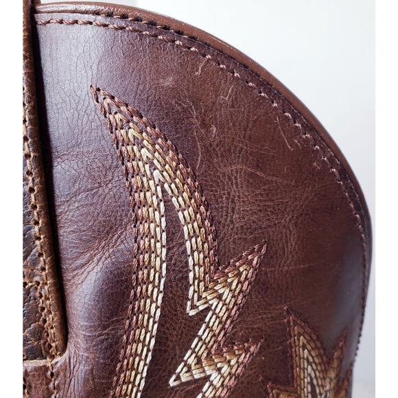 ARIAT Futurity Platinum Cowboy Boots Brown Leather Men's Size 10.5 EE in EUC - Picture 14 of 16